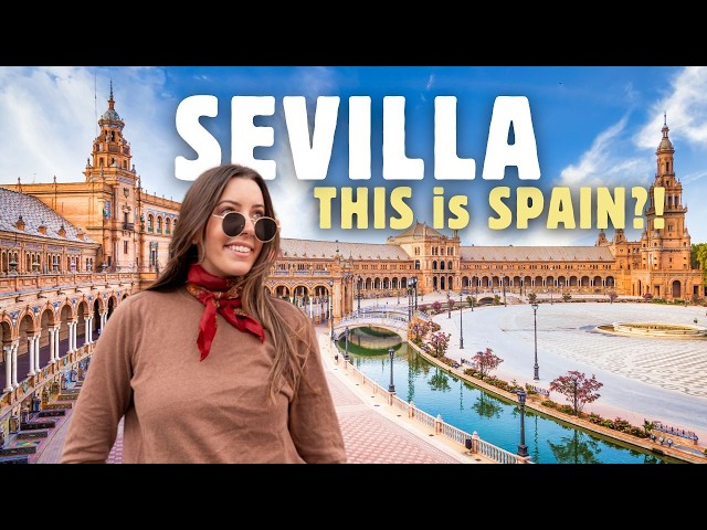 Travel vlog - A PERFECT Trip to SEVILLE, SPAIN (We Fell in LOVE!) 🇪🇸 Things to Do + Eat!