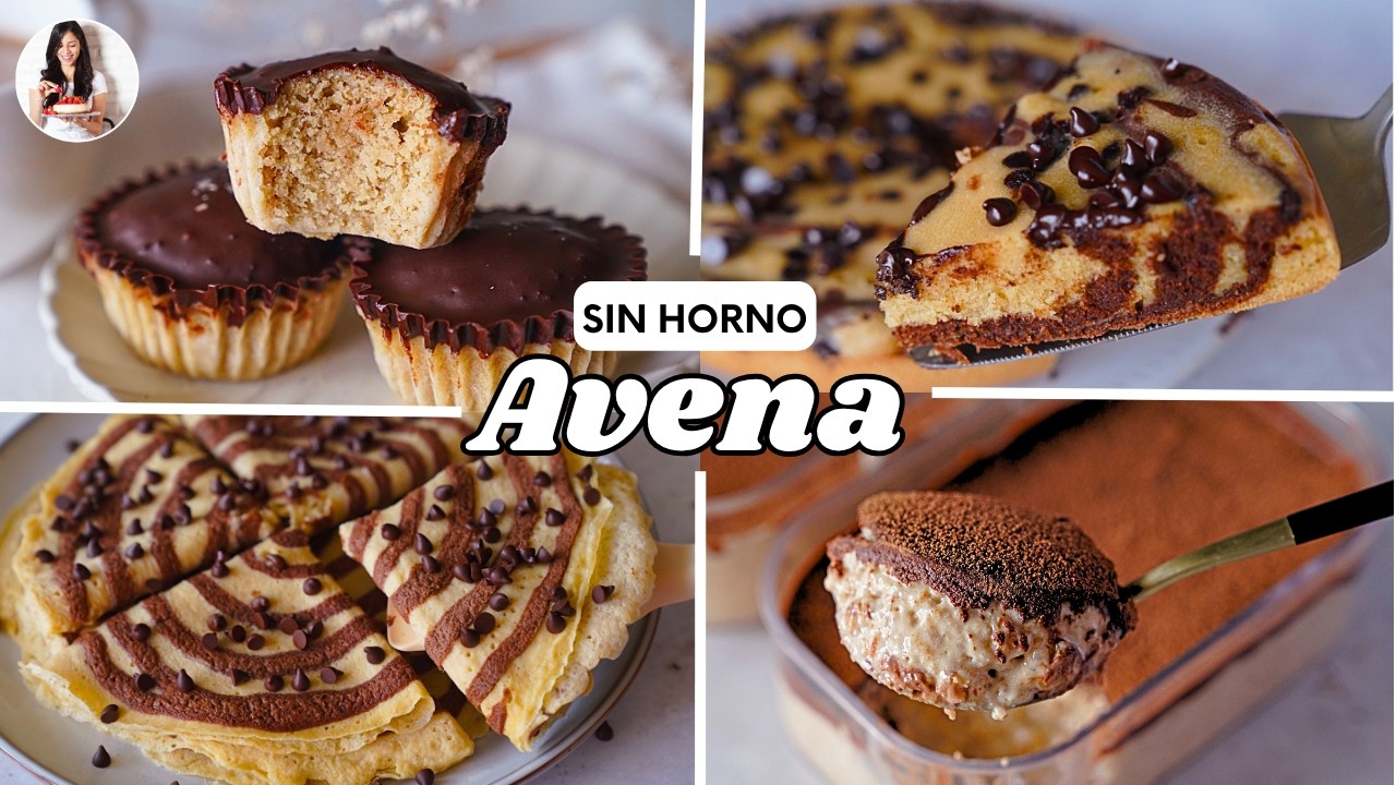 Desayunos Fáciles con AVENA -Sin Horno - para toda la semana! | Auxy