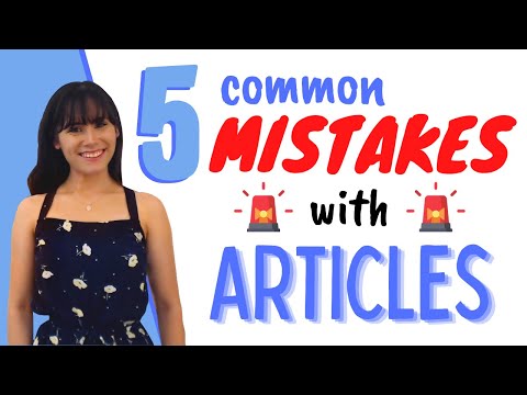 5 Most common MISTAKES with English articles l Common English Mistakes