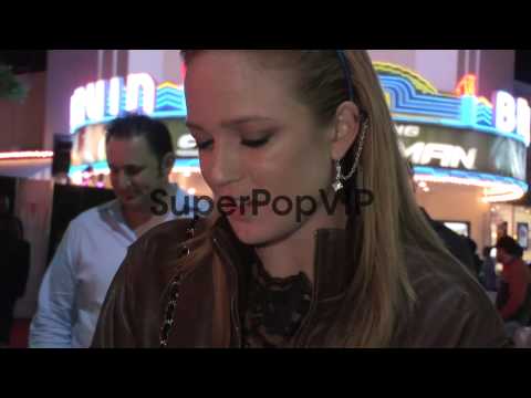 Caity Lotz greets fans at 'The Amazing Spiderman' Premier...