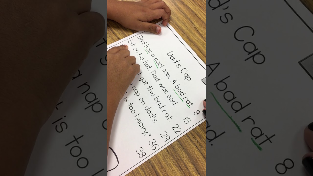 1 minute fluency procedure