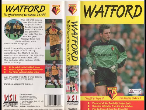 Watford Football Club Season Review 1994-95