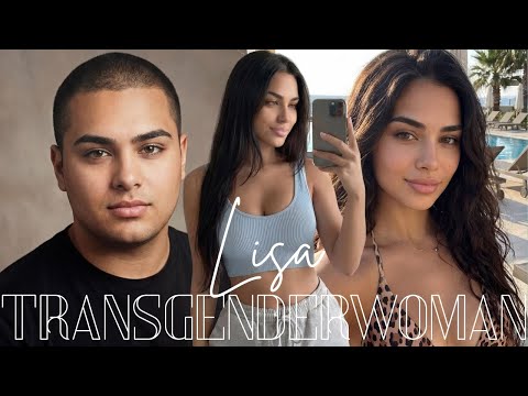 A handsome bi racial man transform into a beautiful stunning and gorgeous Transgenderwoman 