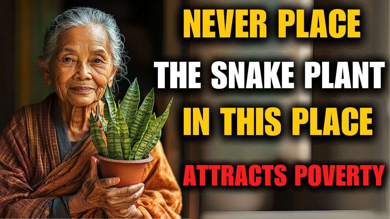 Warning! Do NOT Place the SNAKE PLANT Here - It Attracts Poverty! | Buddhist Teachings