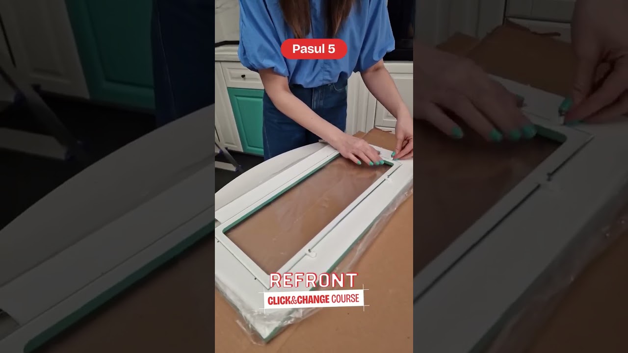 How to replace a cutout glass door