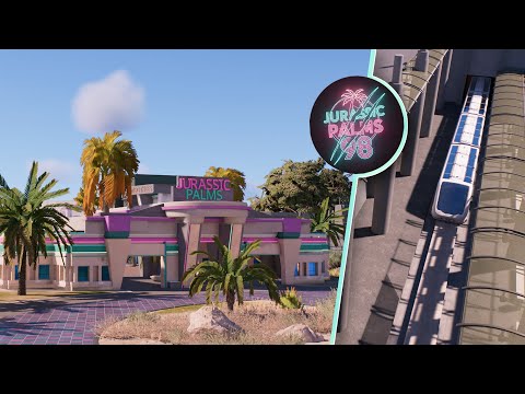Starting THE BEST 90s Jurassic PARK in California: JURASSIC PALMS!