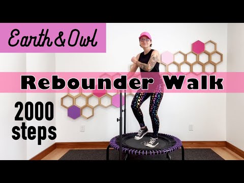 BRISK 1 Mile Rebounder Walk – 2000 Steps | Low Impact Cardio for Seniors & Beginners thumbnail