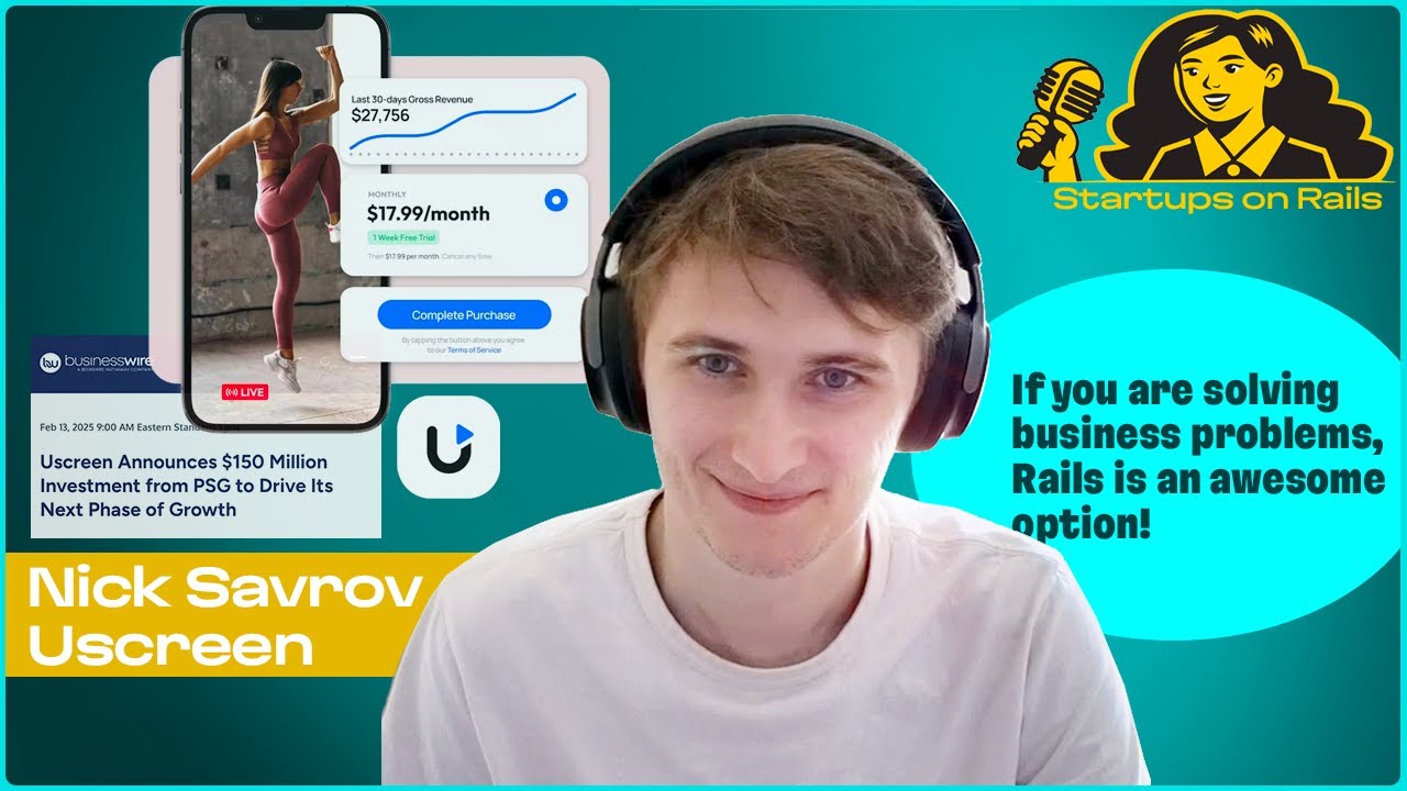 Nick Savrov (Uscreen) — Startups on Rails