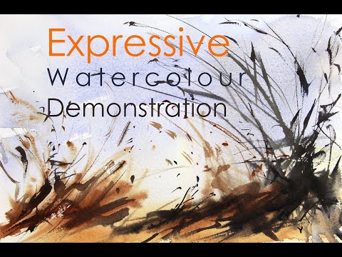 Thumbnail of December Grasses, Expressive Watercolour Demonstration