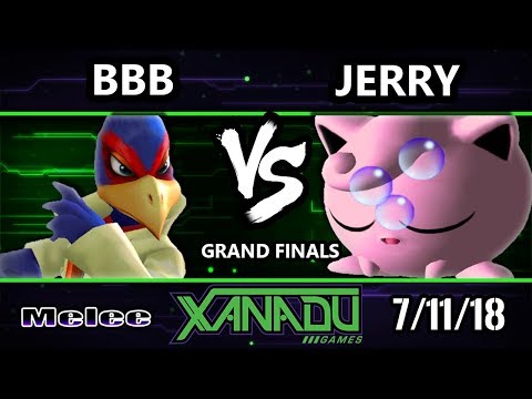 S@X 258 SSBM - BBB [L] (Falco) Vs. Jerry (Jigglypuff) - Smash Melee Grand Finals