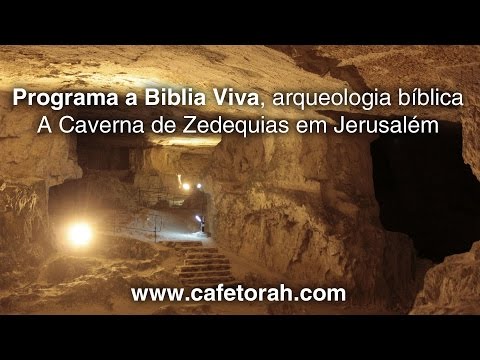 A Caverna de Zedequias - Zedekiah's Cave Jerusalem