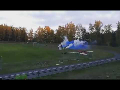 FKV Ultras Prague Division při děkovačce v Třemošné