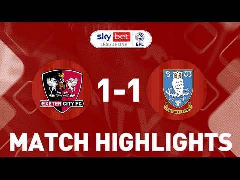 HIGHLIGHTS: Exeter City 1 Sheffield Wednesday 1 (10/12/22) EFL Sky Bet League One