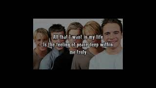 Westlife - What I want is what I got (Lyrics)