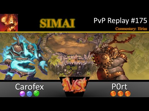 Tactics vs Strategy--Carofex vs P0rt | Skylords Reborn PvP Replay