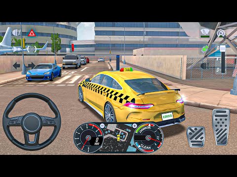 City Taxi Driving Simulator 3D: Mercedes-AMG open world city driving taxi game - android gameplay