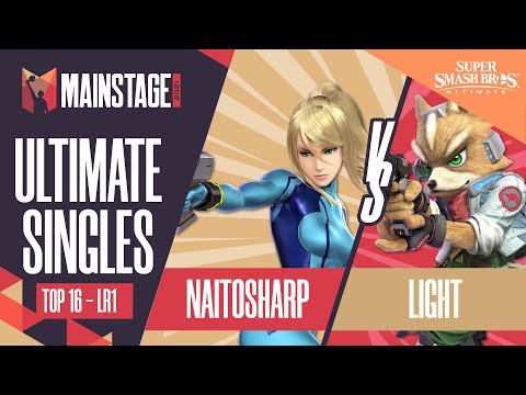 naitosharp vs Light - SSBU Singles: Top 16 Losers Round 1 - Mainstage 2021 | ZSS vs Fox