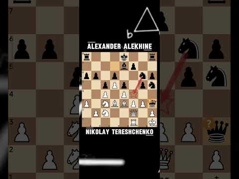 Nikolay Tereshchenko vs Alexander Alekhine #chess #chessgame #chessstrategy #chessopening