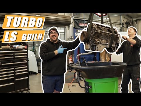 BUILDING AN LS1 TURBO VY UTE!! - Part 2 - Stripping The Engine