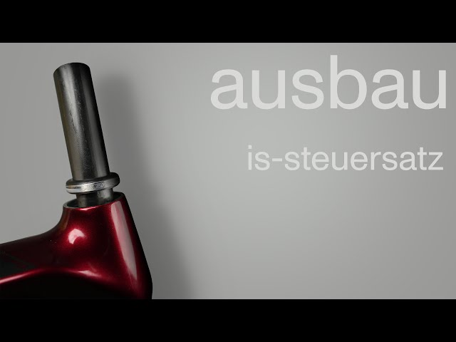 Video teaser for is steuersatz lager ausbauen