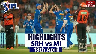 Mumbai Indians Vs Hyderabad Highlights: SRH vs MI Highlights | IPL Today Full Match Highlights