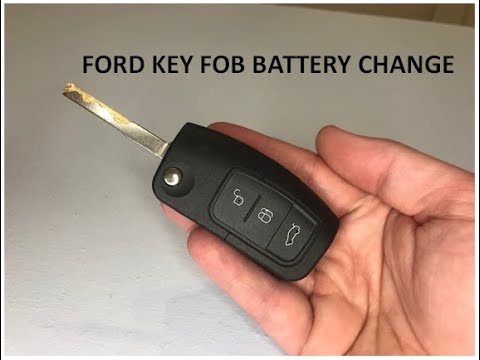 Ford Fiesta Key Fob Battery Replacement, Focus, Mondeo, S Max