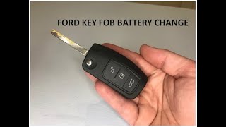 Ford Fiesta Key Fob Battery Replacement, Focus, Mondeo, S Max
