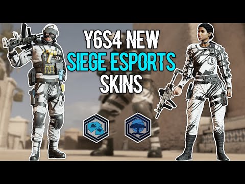 Y6S4 HIGH CALIBRE New Siege ESPORTS SKINS And Old Bundles - Showcase IN-GAME - Rainbow Six Six