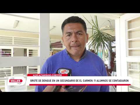 Brote de dengue en un colegio de El Carmen: 11 alumnos se contagiaron
