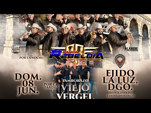 Banda la rebeldía en vivo ejido la luz Dgo #SE_PRENDE_EL_CERRO🔥🔥