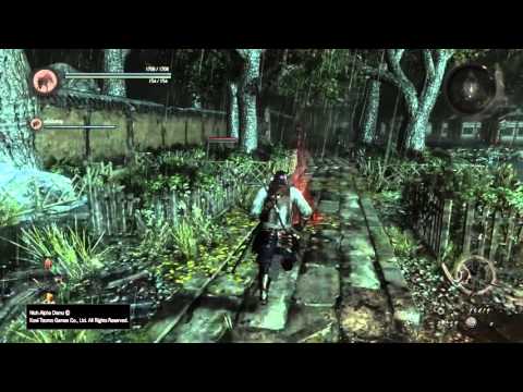 Nioh Alpha Demo walkthrough - Defeating the Second Boss Nue (co-op online)
