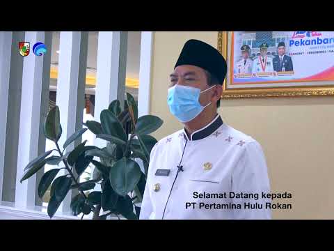 Selamat Datang Pertamina Hulu Rokan oleh oleh Wali Kota Pekanbaru, Dr. H. Firdaus, ST, MT
