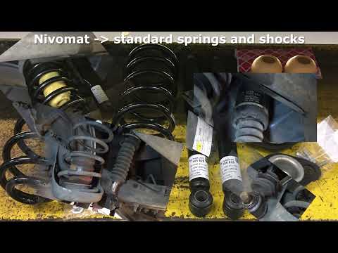 Volvo V70 Classic Nivomat conversion to standard shocks and springs (replacement)