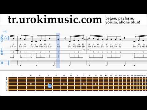 Mandolin dersleri Martin Garrix feat Khalid - Ocean Notalar Eğitim um-i723