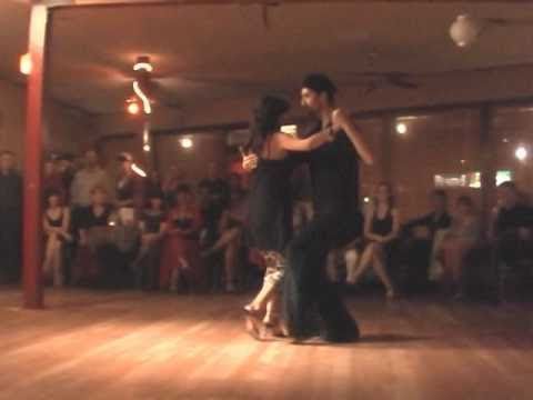  Luciana Valle  and  Alex Krebs  are  dancing  to  the  tango  "  Lo Pasao Paso  "  by  Carlos di Sarli