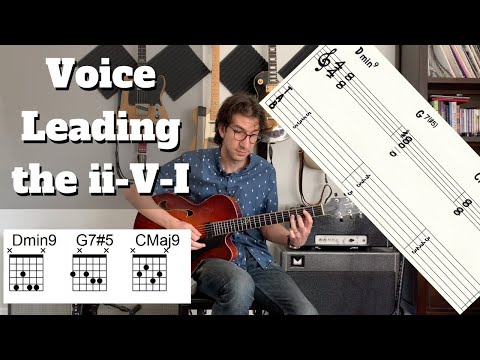 Voice Leading the ii-V-I - Beginner Jazz Guitar Lesson
