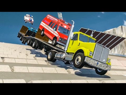 SPEEDBUMPS AT 200MPH #4 - BeamNG Drive Crashes