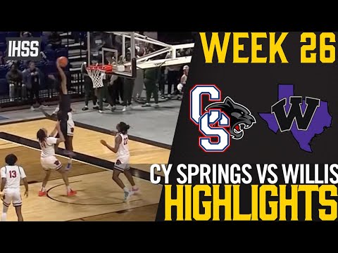 High School Basketball Highlights: Willis vs. Cy Springs