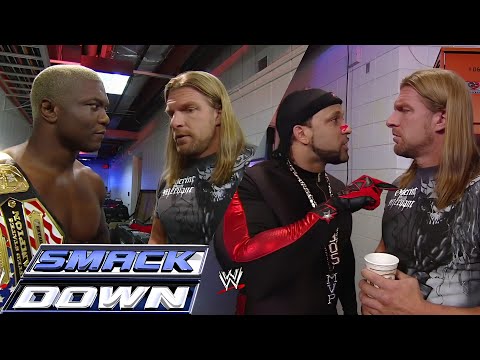 Triple H, Shelton Benjamin, MVP & Brian Kendrick Backstage Segments After UF SMACKDOWN! Sep 12,2008