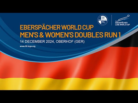 Men's & Women's Doubles Run 1 | EBERSPÄCHER Luge World Cup - OBERHOF, GERMANY 🇩🇪
