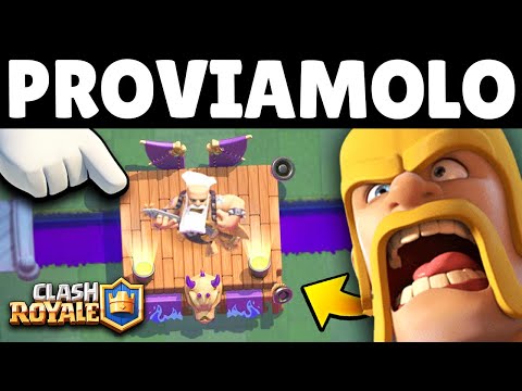 FOLLE... REAZIONE al BARBARO METALLARO! - Clash Royale