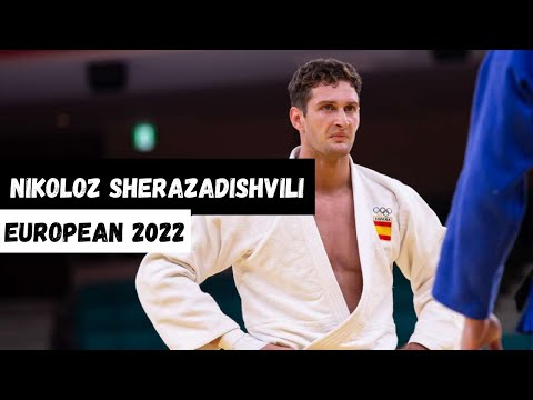 NIKOLOZ SHERAZADISHVILI 3° PLACE EUROPEAN 2022 JUDO SPAIN JUDO