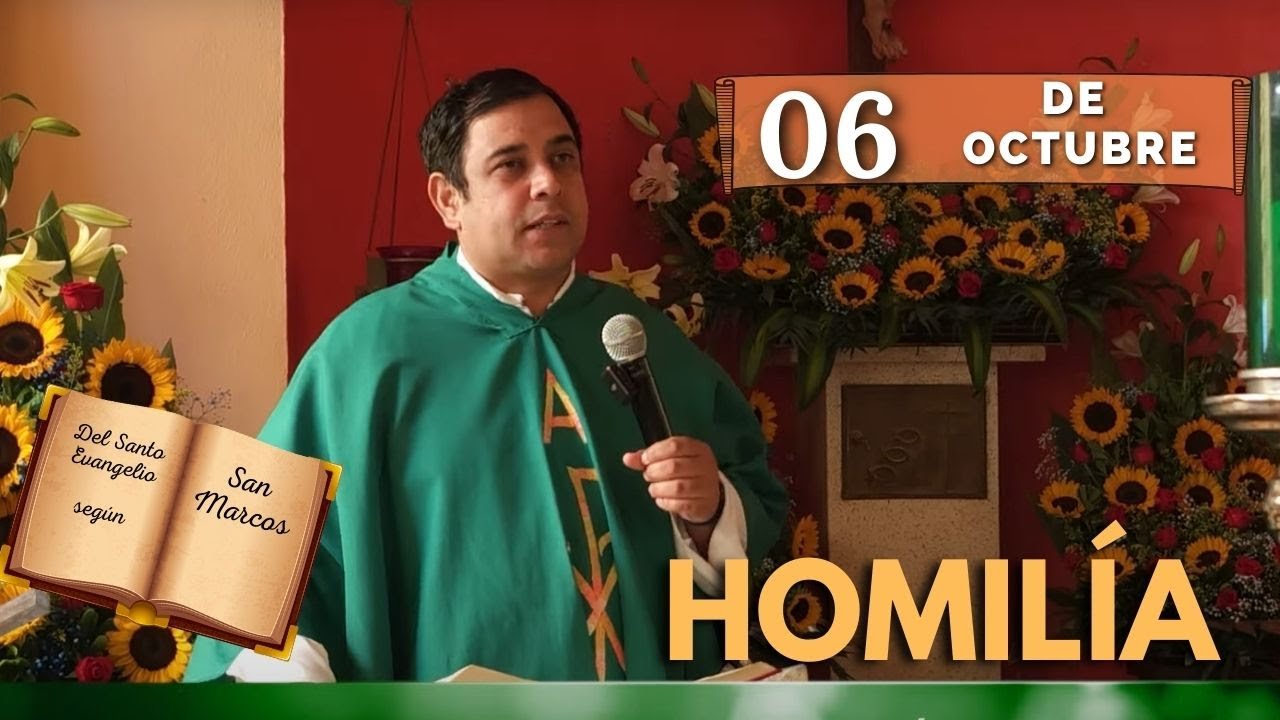 EVANGELIO DE HOY domingo 6 de octubre del 2024 - Padre Arturo Cornejo