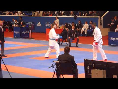 Karate 1 Paris 2016 kumite male 84 Kg, GBR Otto vs BEL (GRE) Tzanos