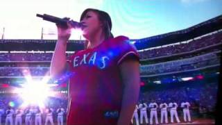 Kelly Clarkson&#39;s Star Spangled Banner
