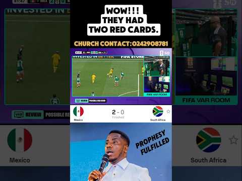 WOW THE PROPHET INDEED SAW THE SIGNS ON THE FIRST WORLDCUP MATCH 😳 || PROPHET CLEMENT TESTIMONY