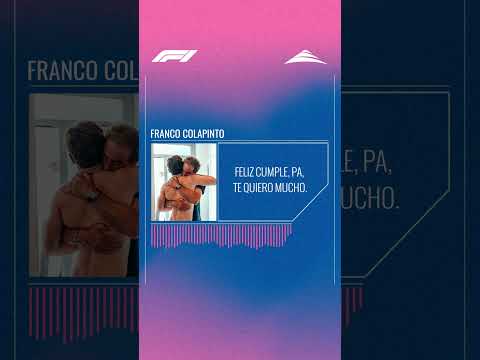 🎂🥳 ¡FELIZ CUMPLE, ANIBAL! El SALUDO de Franco para su PAPÁ #carbusite #formula1