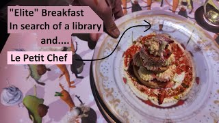 Celebrity Edge Le Petit Chef, Elite Breakfast and In search of a library - October 2025