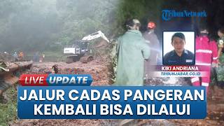 Sempat Tertimbun Longsor, Jalan Nasional Cadas Pangeran Mulai Bisa Dilalui, Warga Diminta Waspada