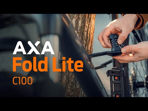 AXA Fold Lite C100 - A light weight folding lock for bicycles that are parked for a shorter period
